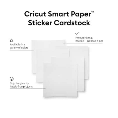 Smart Paper™ Sticker Cardstock, White 